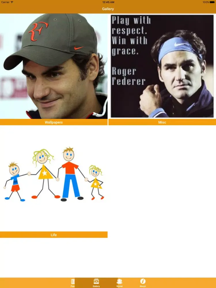 Скриншоты Best of Roger Federer - Latest News, Tweets, Pictures, wallpapers, Videos and Updates iPad 