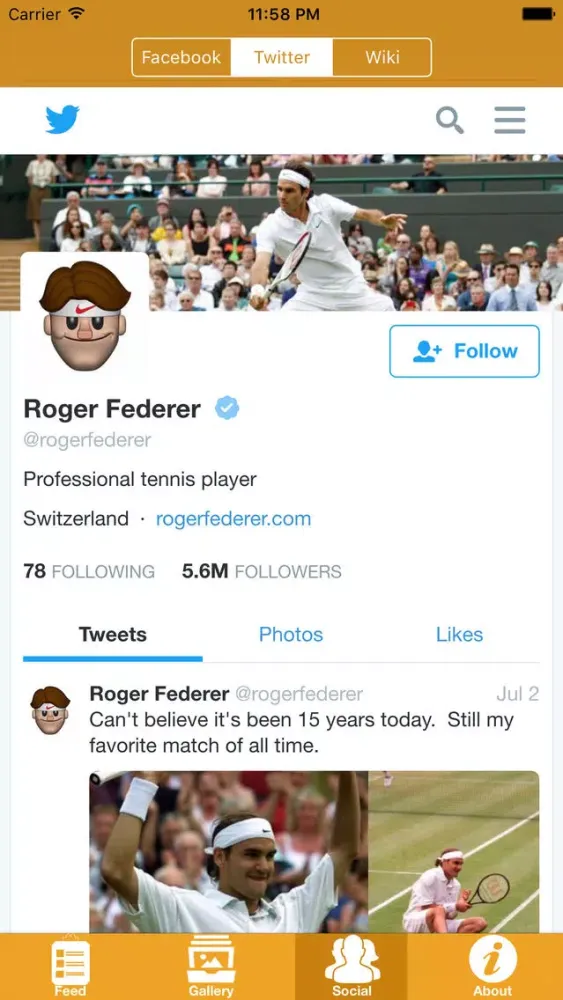 Скриншоты Best of Roger Federer - Latest News, Tweets, Pictures, wallpapers, Videos and Updates
