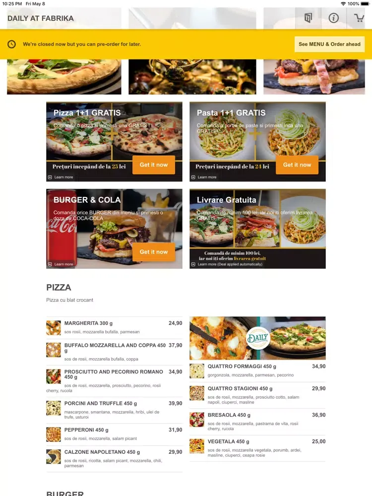 DAILY @FABRIKA iPad  Screenshots