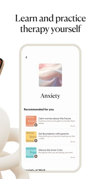 Captures d'écran de Bloom: CBT Therapy & Journal