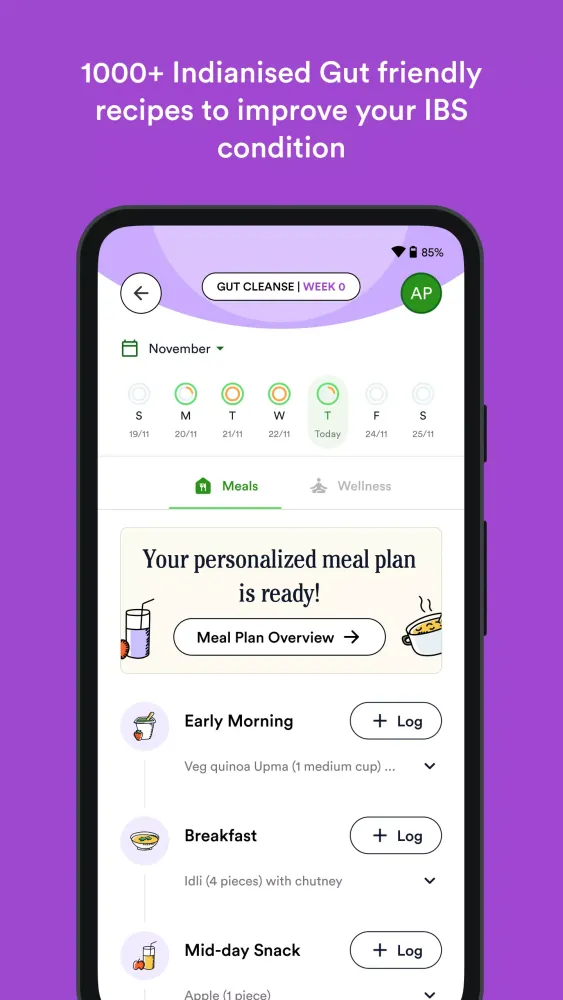 Captures d'écran de DAILYBLOOM IBS Integrated Care