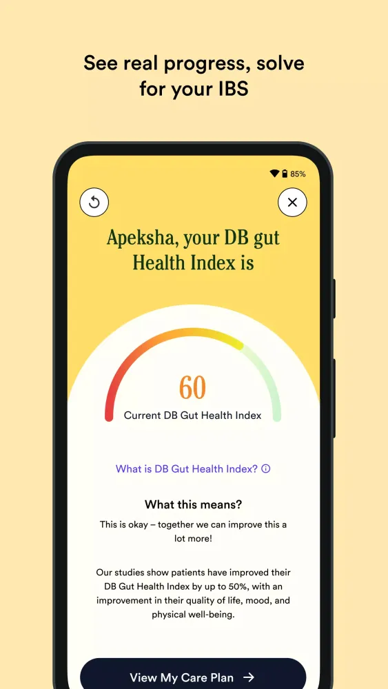 Captures d'écran de DAILYBLOOM IBS Integrated Care