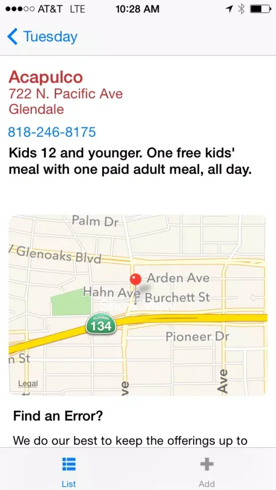 Captures d'écran de Daily News Kids Eat Free