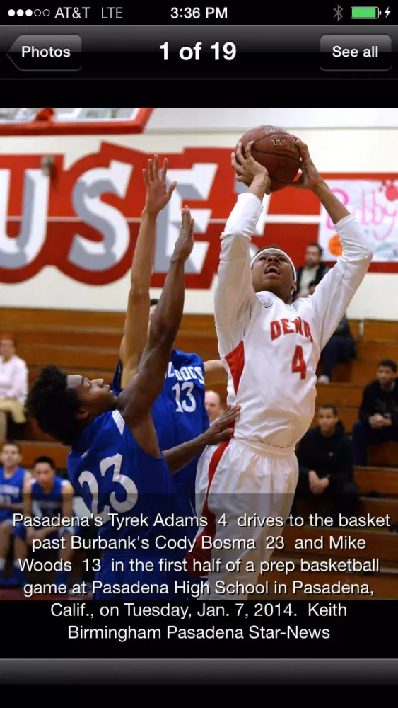 Pasadena Star-News Prep Sports سکرین شاٹس