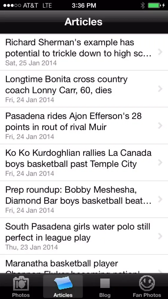 Pasadena Star-News Prep Sports سکرین شاٹس