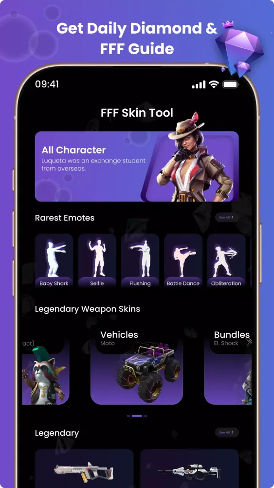 Capturas de pantalla de Get Daily Diamond & FF Guide