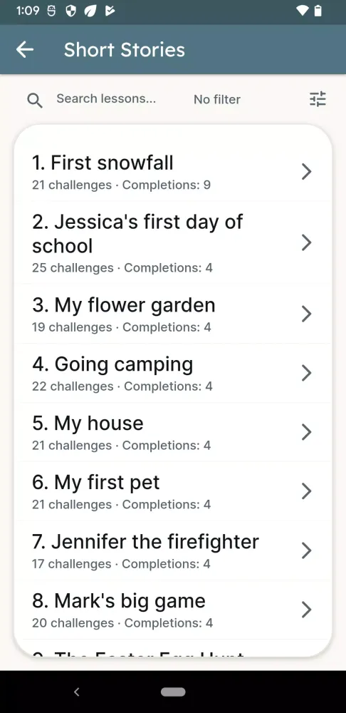Screenshot di Daily Dictation English