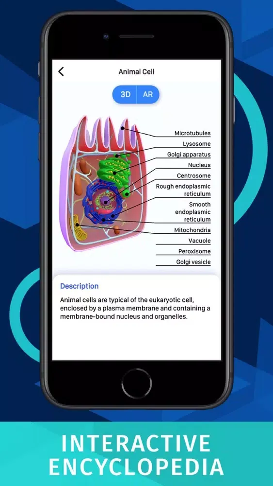 Capturas de pantalla de Bacteria AR: Zoom Cell Anatomy