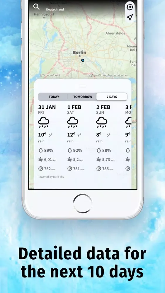 Capturas de tela do Weather Forecast & World Maps