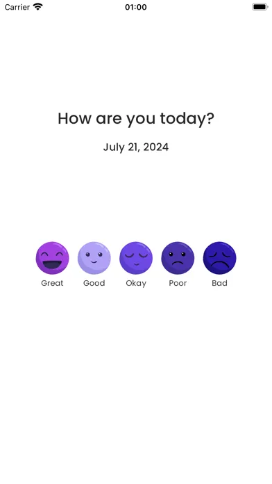ภาพหน้าจอของ Moodlet - Mood Tracking App