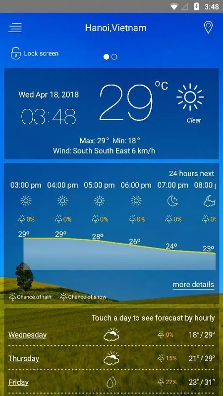 Weather Forecast Ekran Görüntüleri