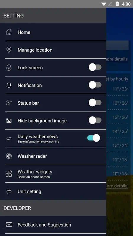 Weather Forecast Ekran Görüntüleri