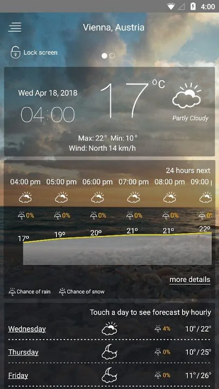 Weather Forecast Ekran Görüntüleri