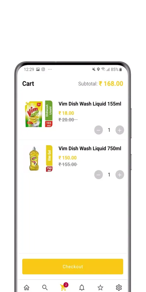 Zrzuty ekranu DailyFresh Hub