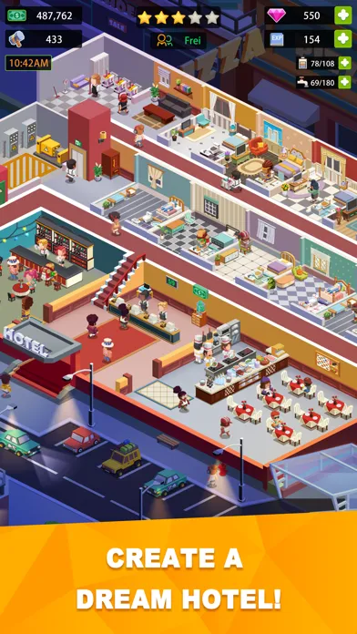 Sim Hotel Tycoon स्क्रीनशॉट