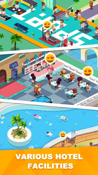 Sim Hotel Tycoon स्क्रीनशॉट
