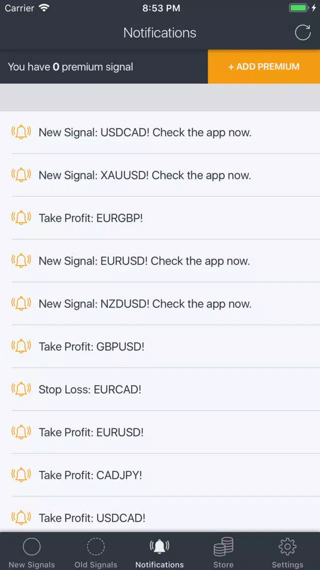 Forex Signals - Daily 스크린샷
