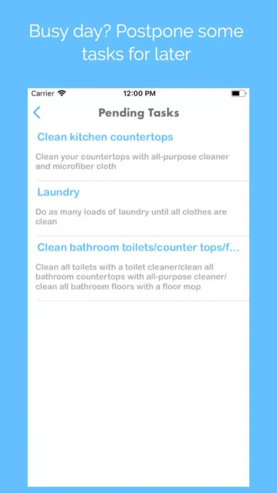 Daily House Cleaning 스크린샷