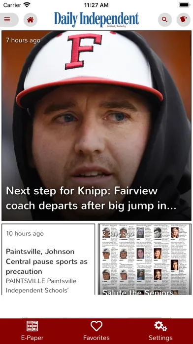 Tangkapan skrin Daily Independent- Ashland, KY