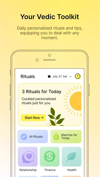 Capturas de pantalla de align27 Vedic Astrology Guide
