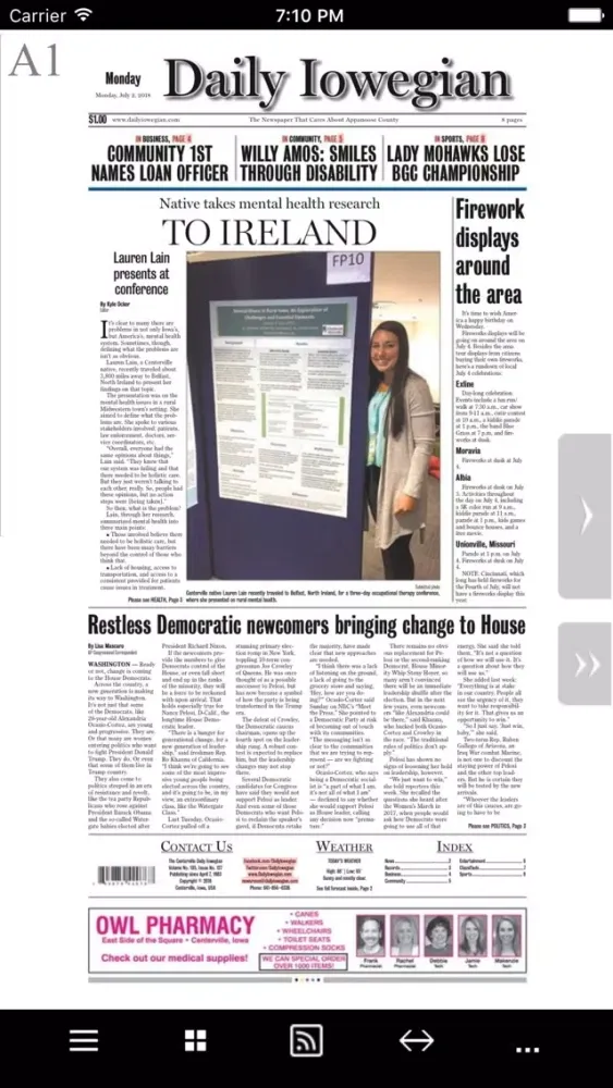 Daily Iowegian- Centerville,IA Screenshots