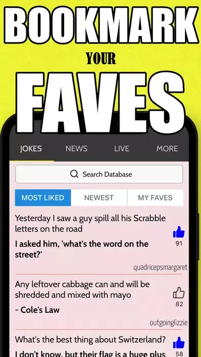 ภาพหน้าจอของ JokesApp: Jokes & Comedy