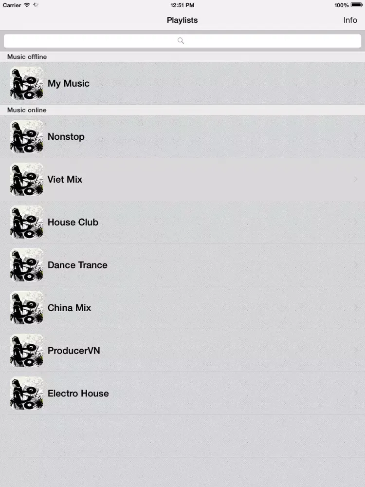 Nhac San DJ Pro iPad  스크린샷