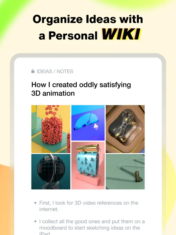 Zrzuty ekranu Wiki & Site Maker - Yongle iPad 