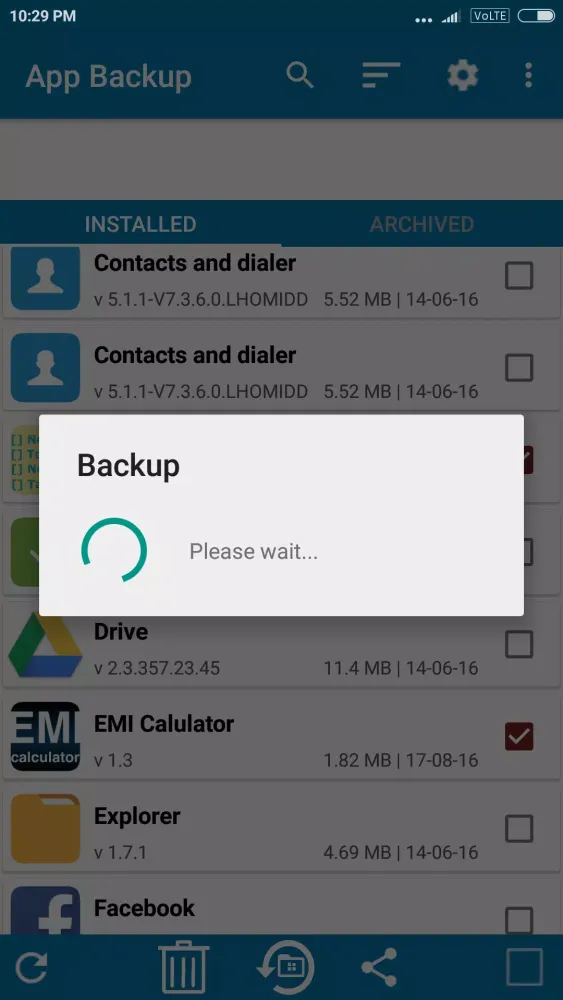 تصاویر App Backup -APK Share, Restore