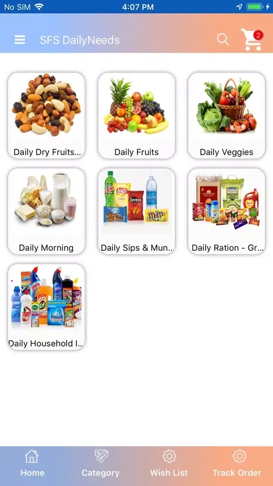 SFS DailyNeeds स्क्रीनशॉट