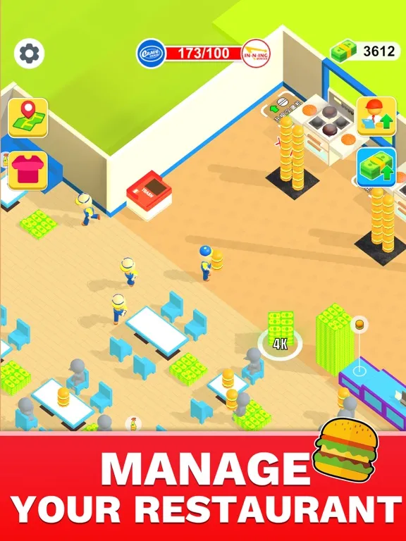 Captures d'écran de Idle Burger Tycoon iPad 