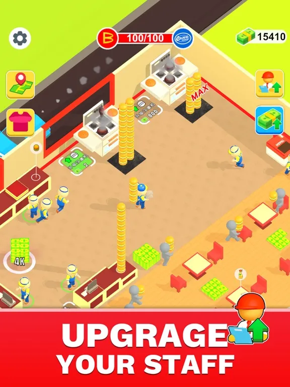 Captures d'écran de Idle Burger Tycoon iPad 