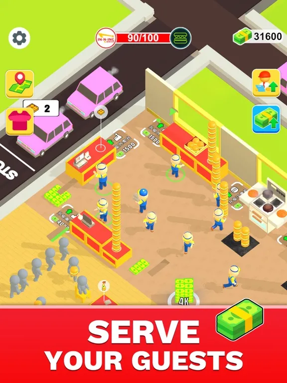 Captures d'écran de Idle Burger Tycoon iPad 