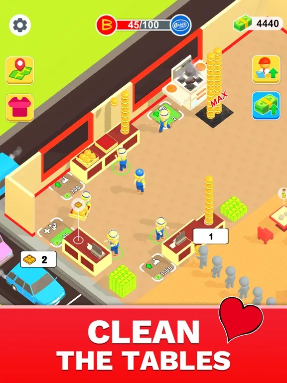 Captures d'écran de Idle Burger Tycoon iPad 