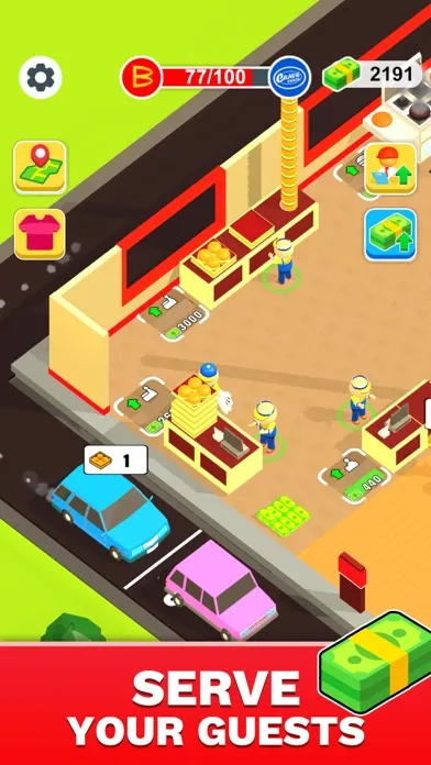 Captures d'écran de Idle Burger Tycoon