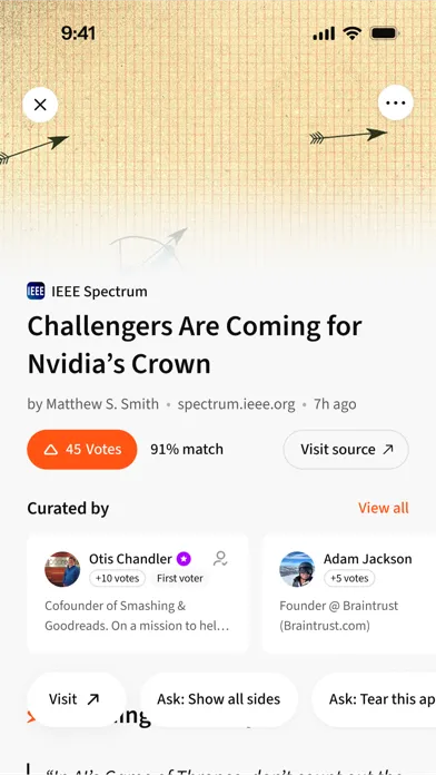 Screenshot di Smashing: Read Smarter