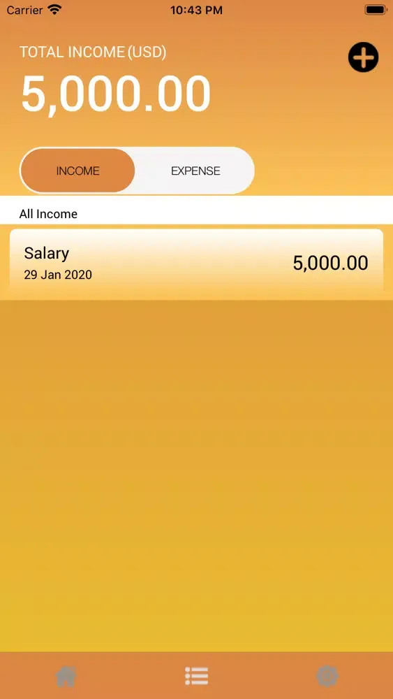Ảnh chụp màn hình của Daily Spend Tracker