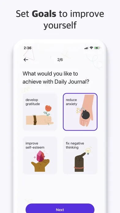 Screenshot di Daily Journal: CBT Self Care
