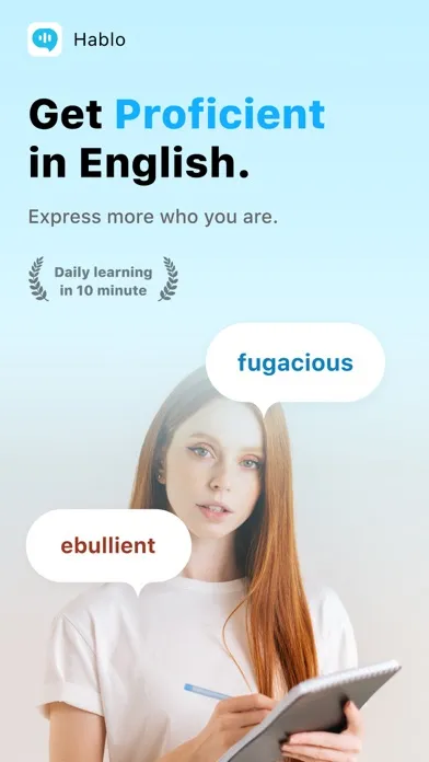 Hablo: Language Learning Tutor Screenshots