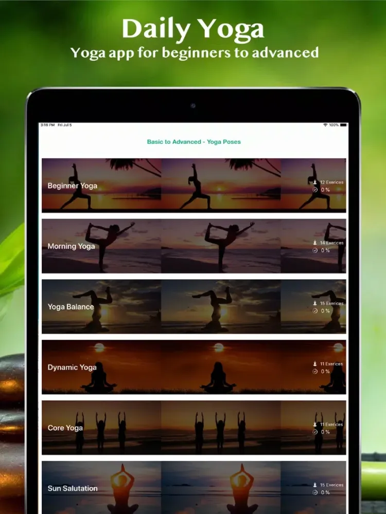 Daily Yoga: Yoga Meditation iPad  Screenshots