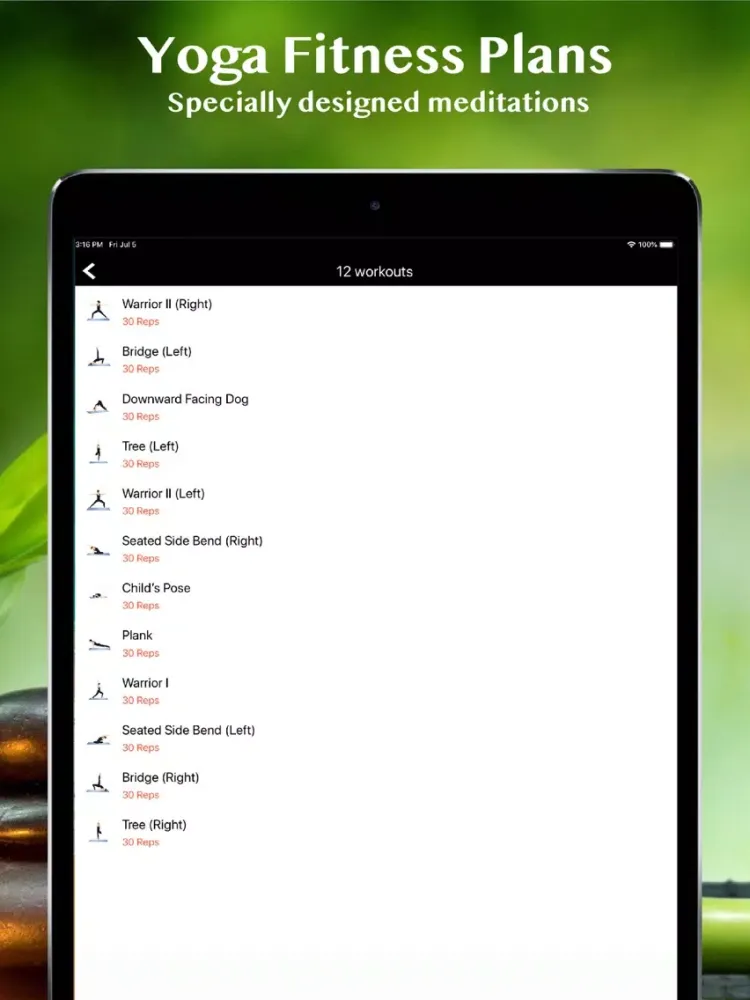 Daily Yoga: Yoga Meditation iPad  Screenshots
