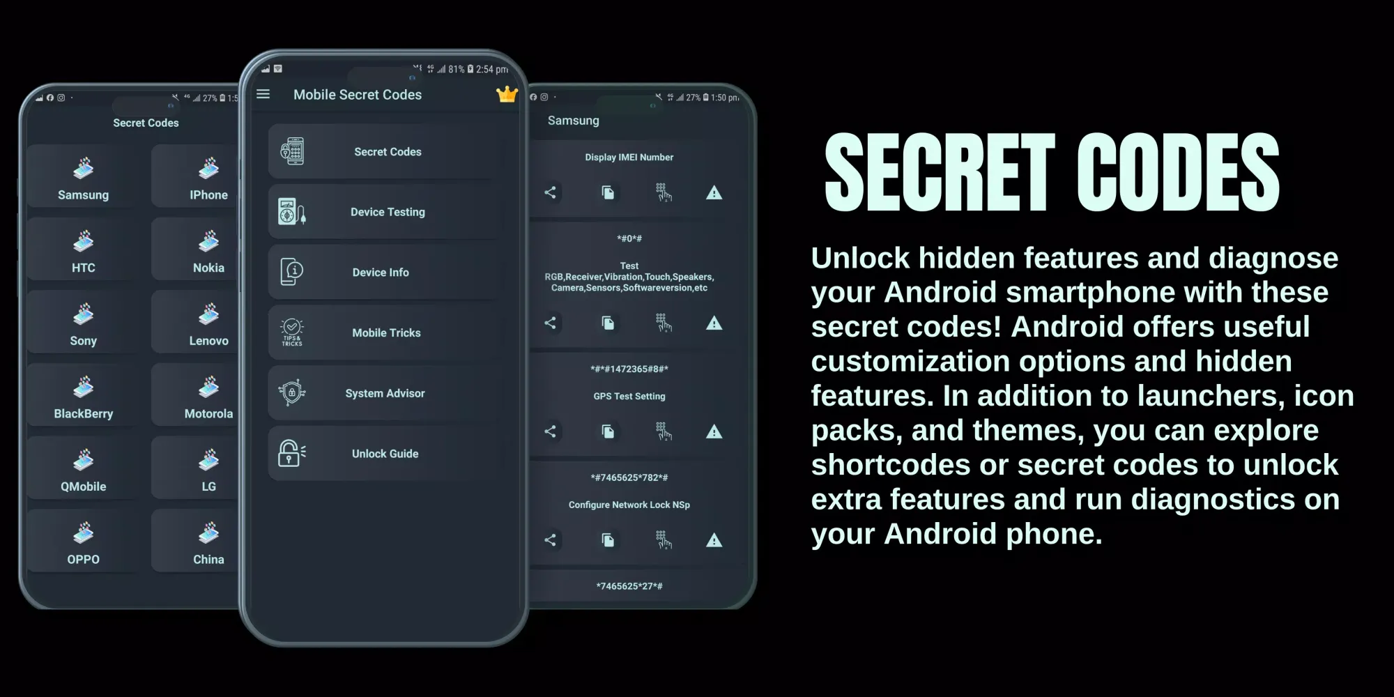 Mobile Secret Codes স্ক্রিনশট