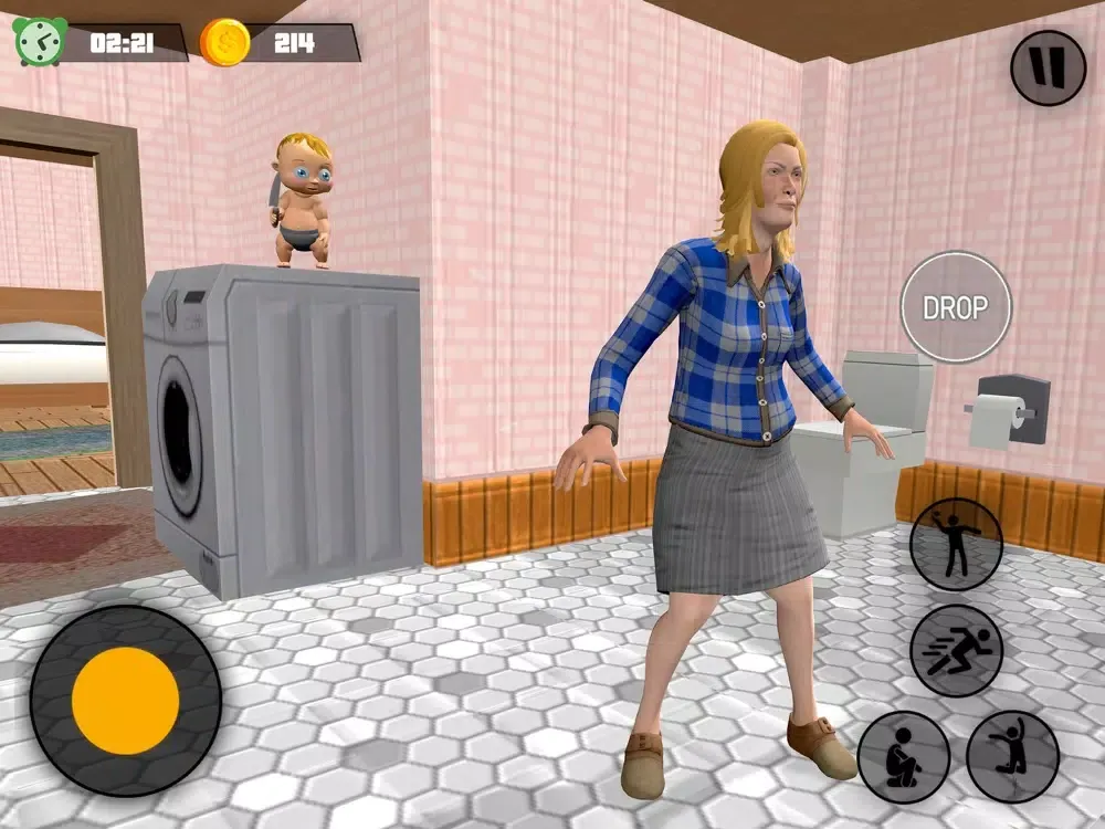 Evil Baby Prank Scary Granny iPad 应用截图