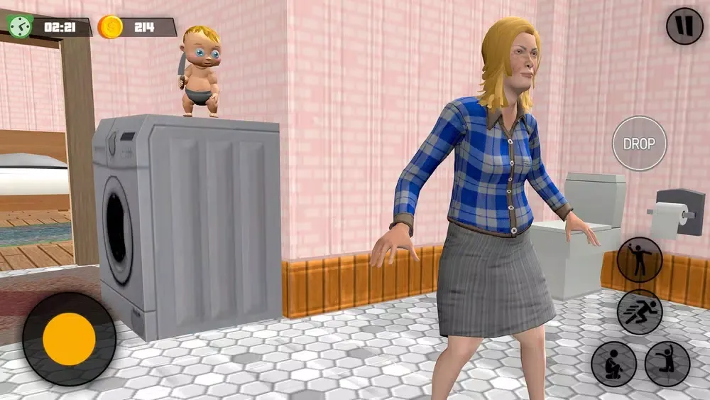 Evil Baby Prank Scary Granny应用截图