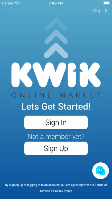 Kwik Online Market 스크린샷