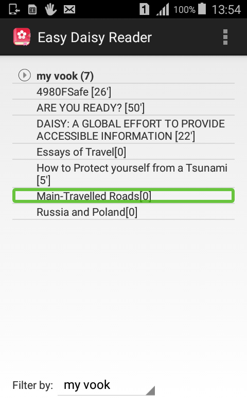 Kota Daisy Reader Screenshots