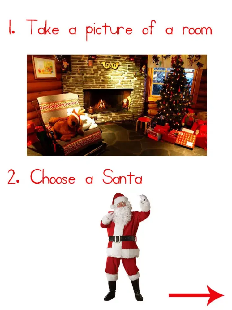 Capturas de pantalla de Santa Was In My House: Christmas Cam HD 2015 iPad 