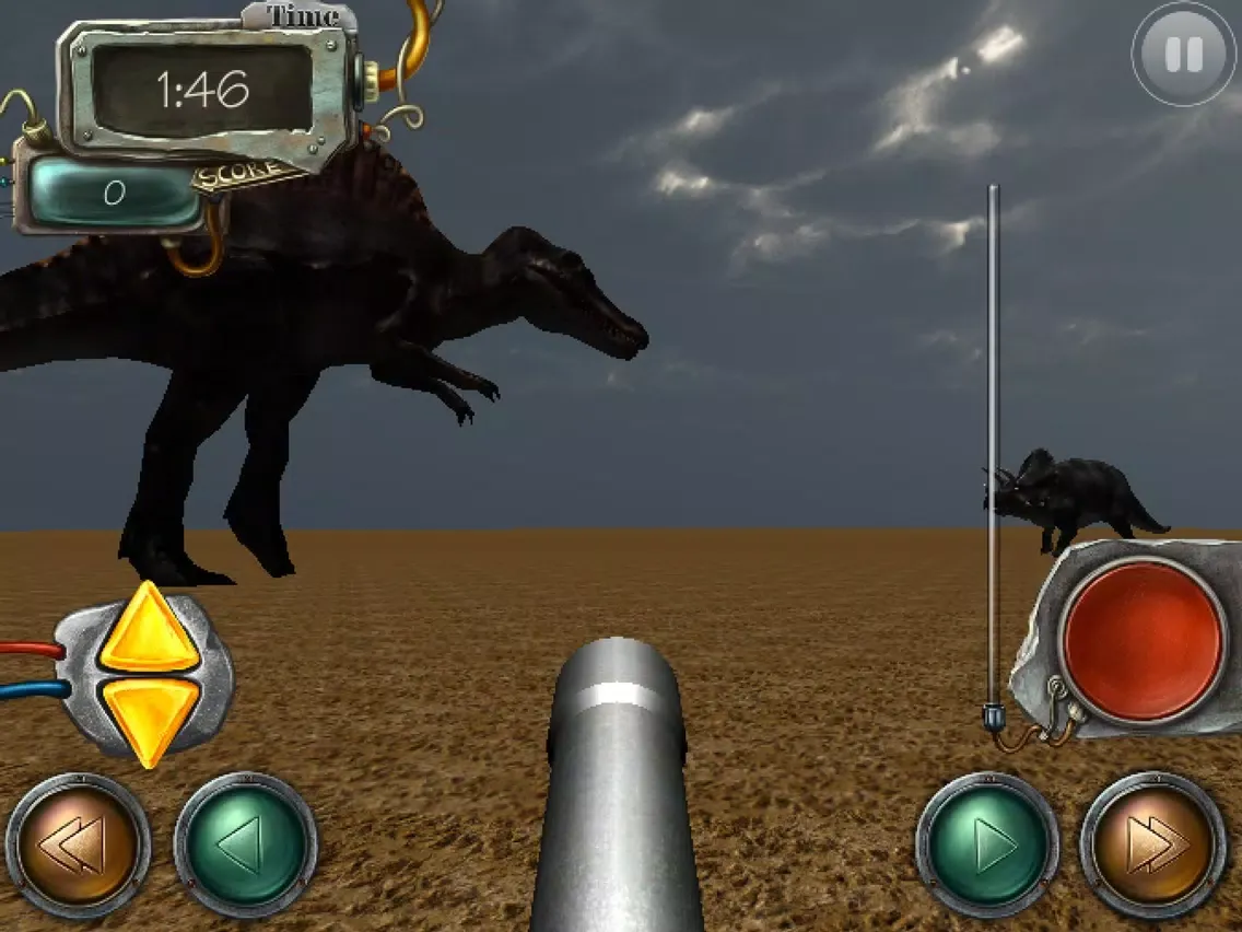 Tangkapan skrin Jurassic Hunter 2016: World of Dinosaurs iPad 