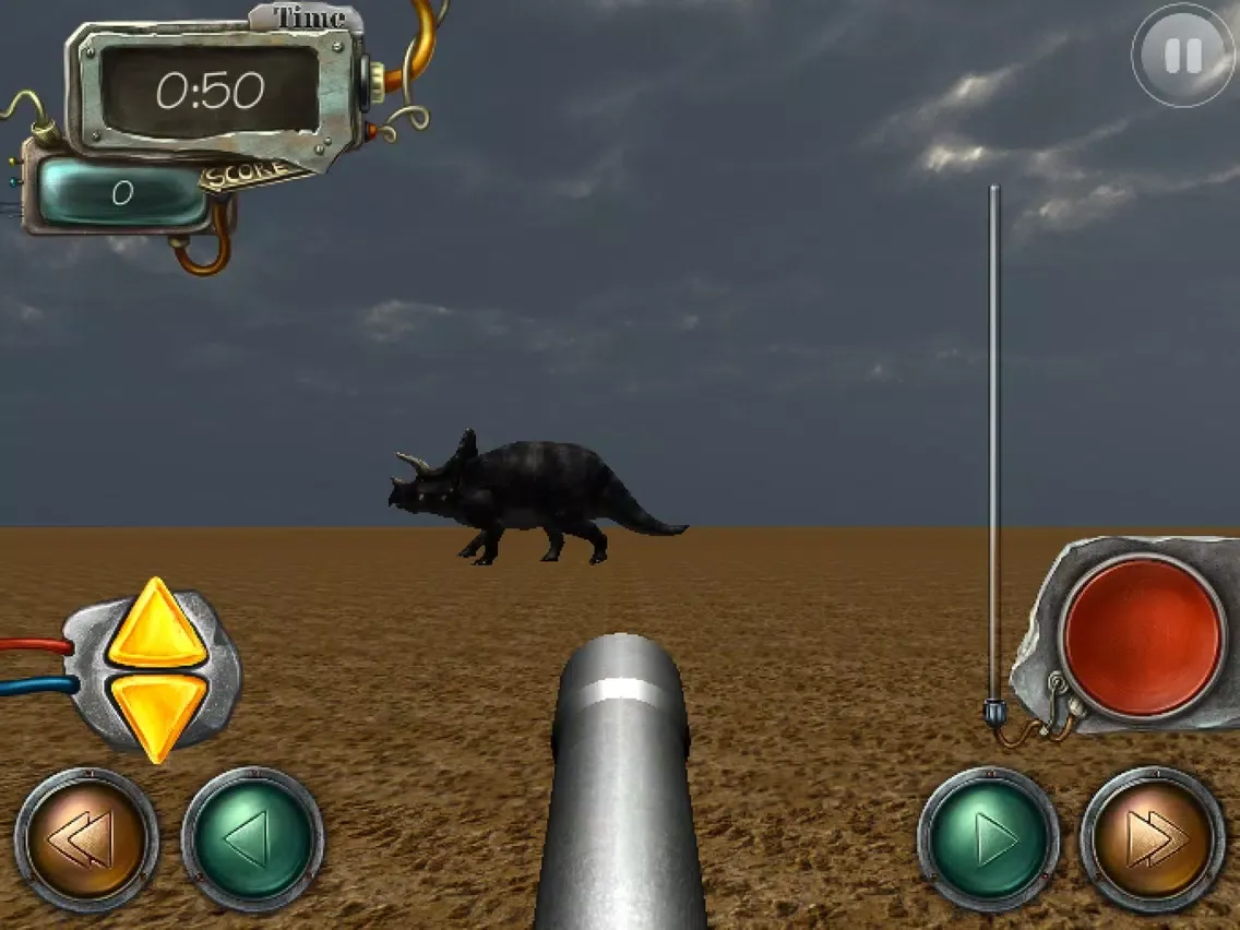 Tangkapan skrin Jurassic Hunter 2016: World of Dinosaurs iPad 