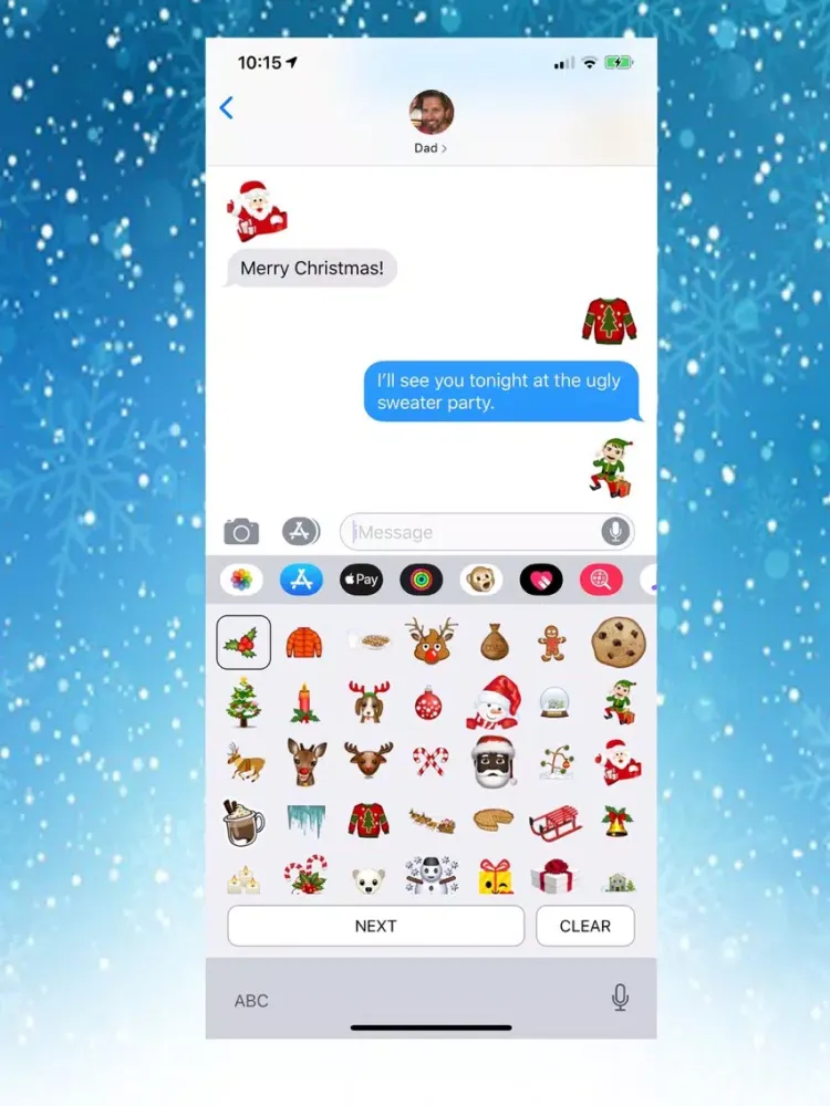 Moji Christmas iPad  Ekran Görüntüleri